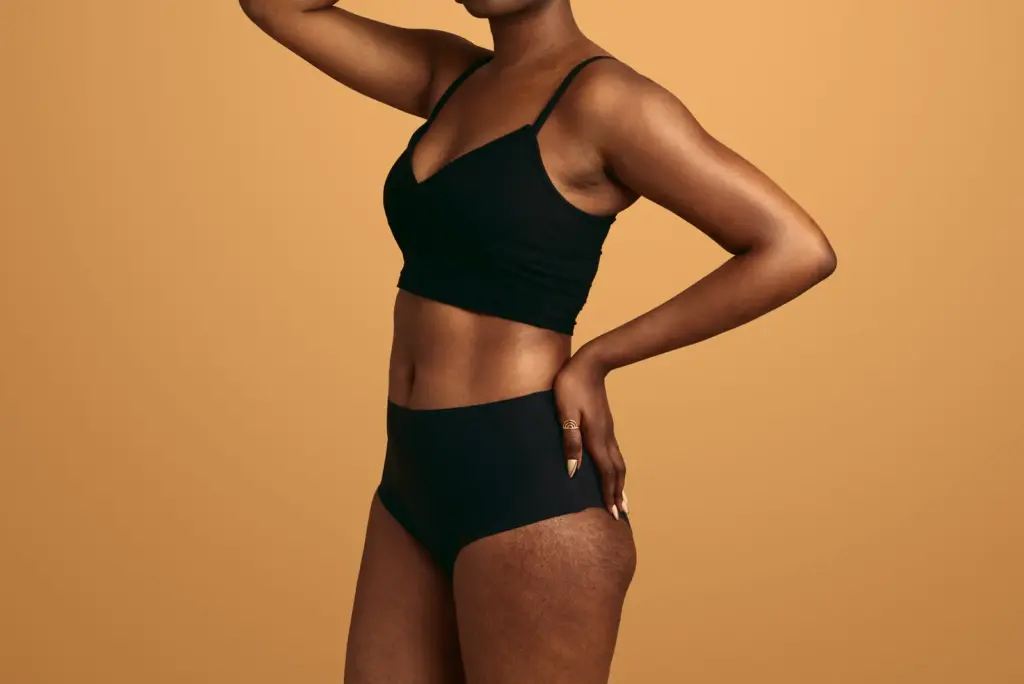 A person considering CoolSculpting Elite for a stubborn pocket of fat in Augusta, GA